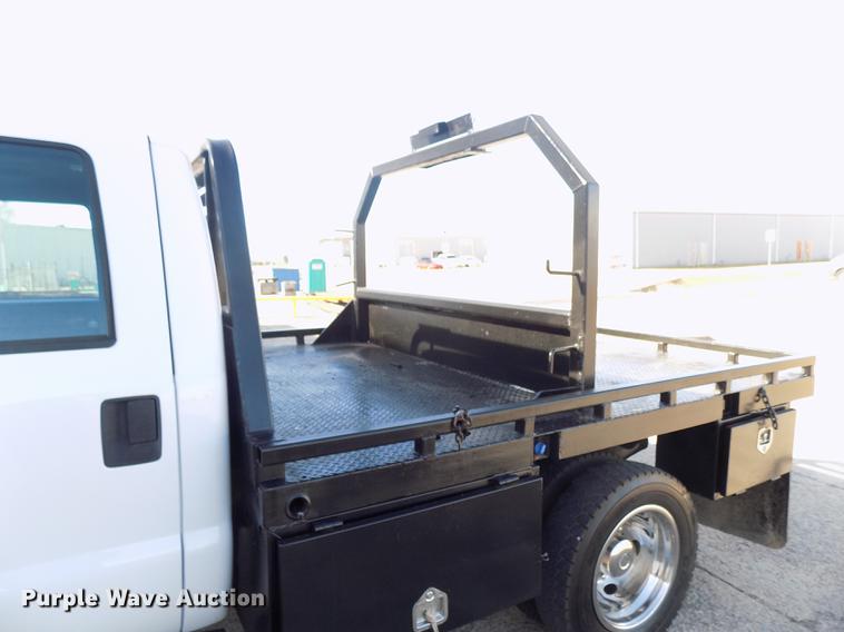 image for item DD3531 2011 Ford F450 Super Duty Crew Cab flatbed truck