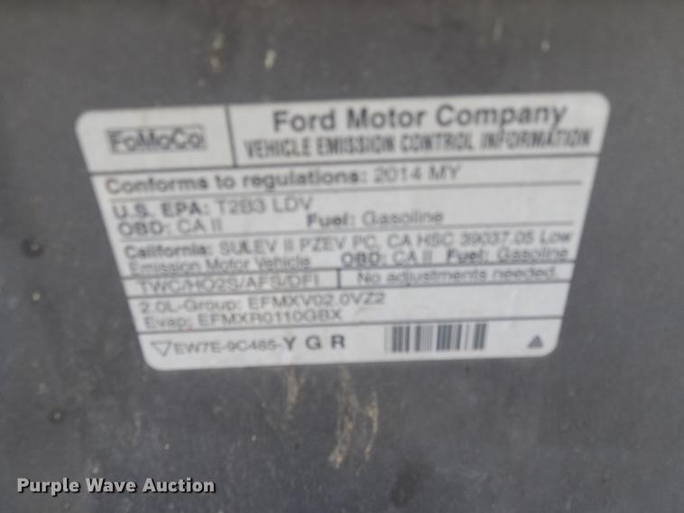 image for item DD3542 2014 Ford Focus