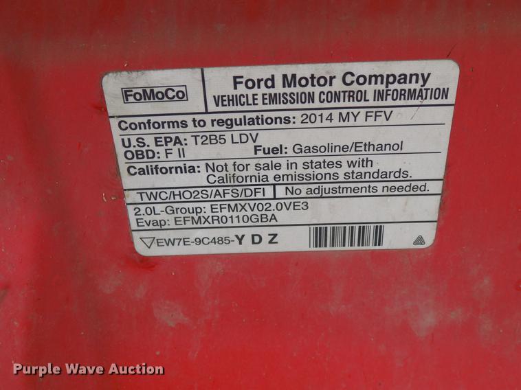 image for item DD3544 2014 Ford Focus