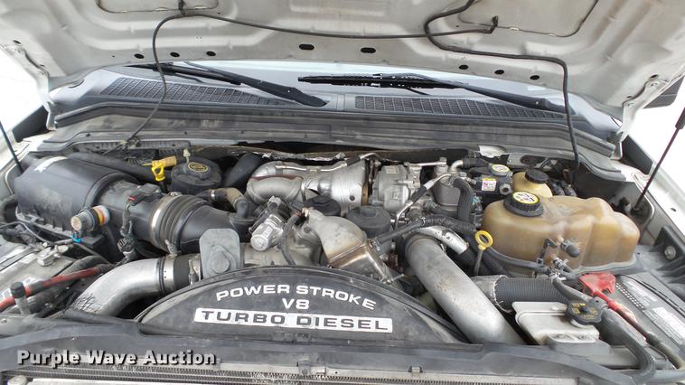 image for item DE4999 2008 Ford F450 Super Duty XL Crew Cab flatbed truck