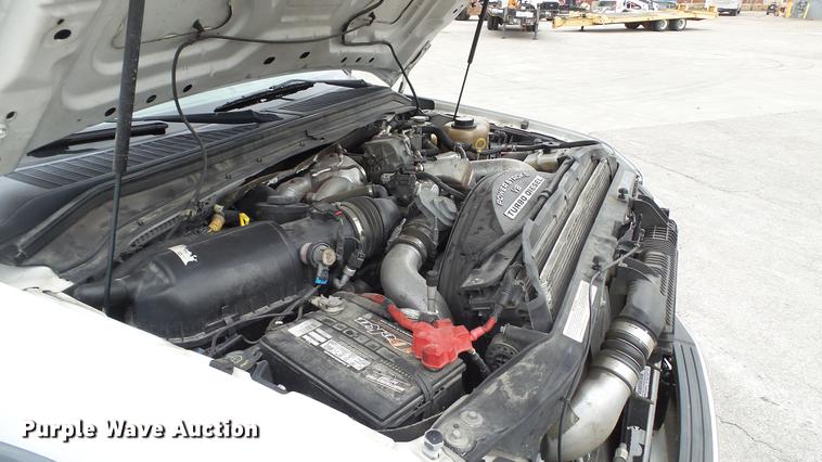 image for item DE4999 2008 Ford F450 Super Duty XL Crew Cab flatbed truck