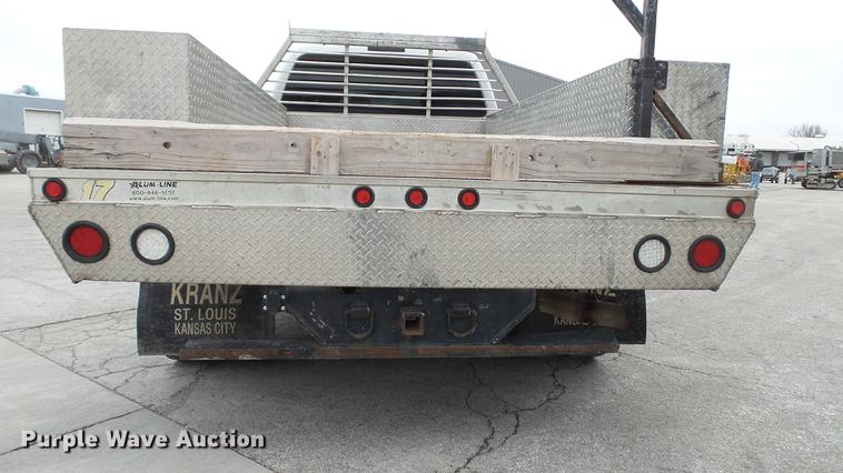 image for item DE4999 2008 Ford F450 Super Duty XL Crew Cab flatbed truck