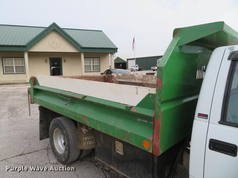 image for item DE5034 1990 GMC Sierra 3500 dump bed pickup truck