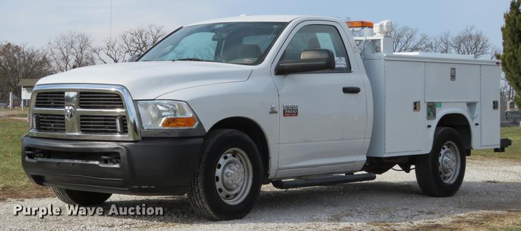 image for item DE5037 2010 Dodge Ram 2500HD utility bed pickup truck