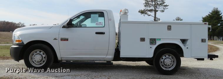 image for item DE5037 2010 Dodge Ram 2500HD utility bed pickup truck