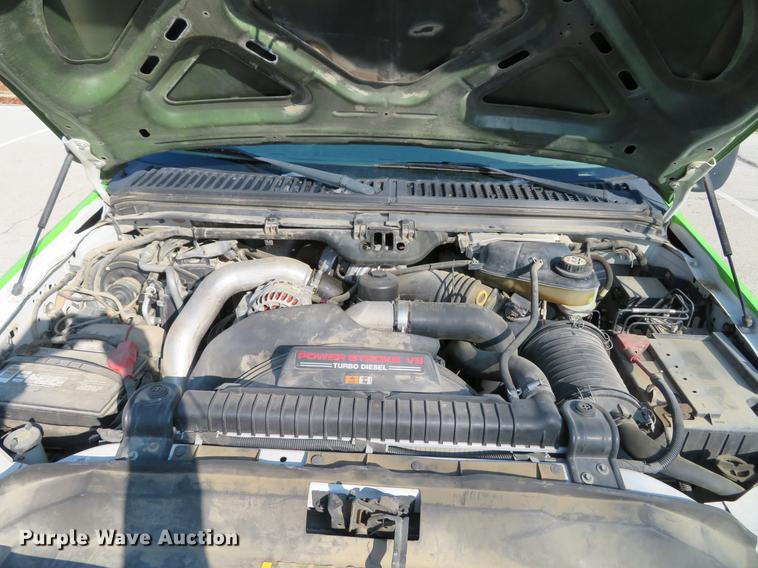 image for item DE5047 2007 Ford F350 Super Duty XL flatbed pickup truck