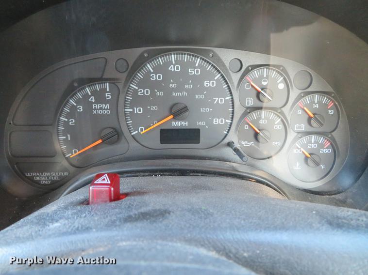 image for item DE5048 2007 GMC C5500 flatbed truck