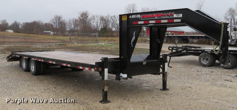 image for item DE5058 2017 Trailerman HHG8255F20 equipment trailer