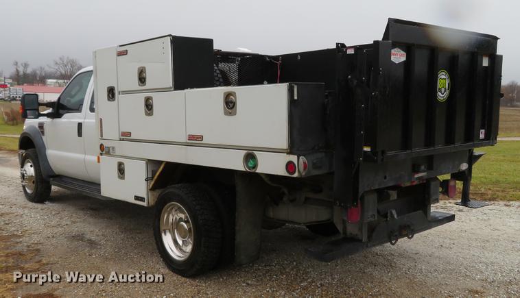 image for item DE5068 2008 Ford F450 Super Duty XL SuperCab flatbed truck