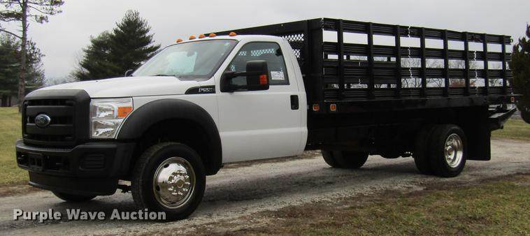 image for item DE5080 2015 Ford F550 Super Duty XL flatbed truck
