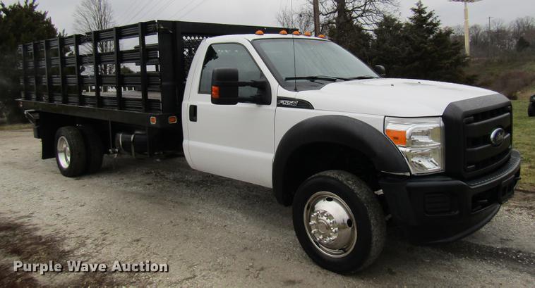 image for item DE5080 2015 Ford F550 Super Duty XL flatbed truck