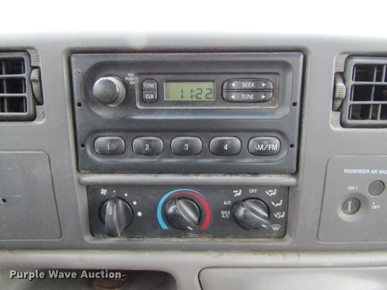 image for item DE5959 1999 Ford F350 Super Duty XL SuperCab utility bed pickup truck