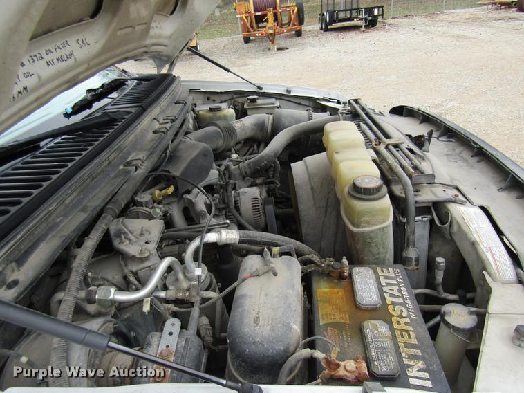 image for item DE5959 1999 Ford F350 Super Duty XL SuperCab utility bed pickup truck