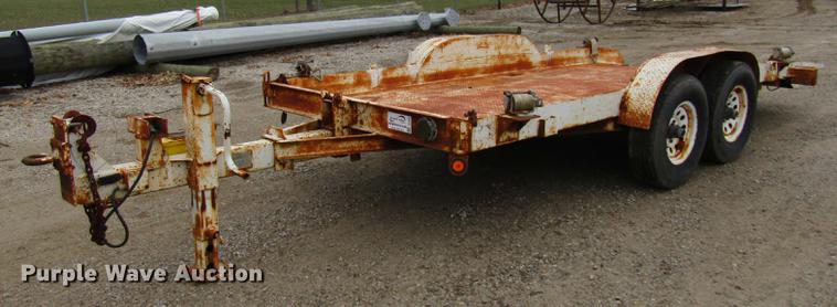 image for item DE5960 1990 Butler LT1016 tilt deck equipment trailer