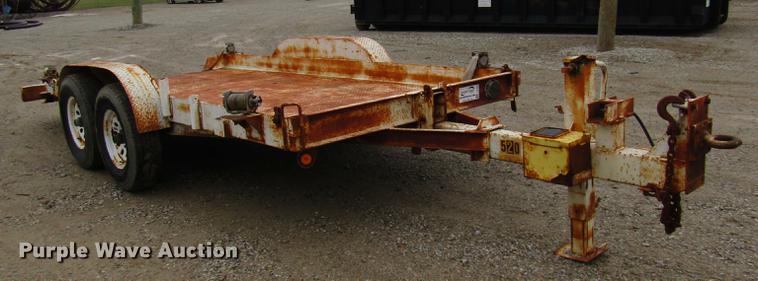 image for item DE5960 1990 Butler LT1016 tilt deck equipment trailer