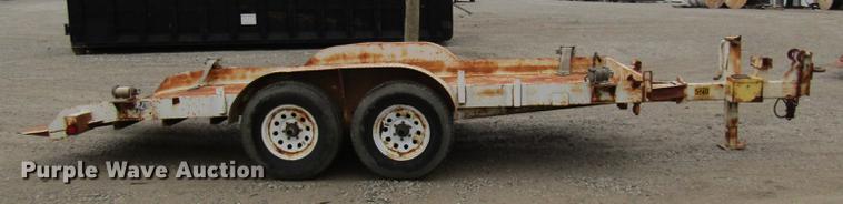 image for item DE5960 1990 Butler LT1016 tilt deck equipment trailer