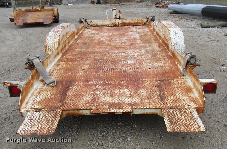 image for item DE5960 1990 Butler LT1016 tilt deck equipment trailer