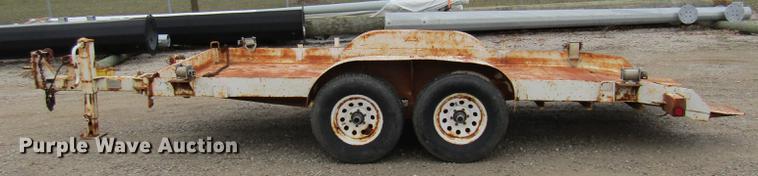 image for item DE5960 1990 Butler LT1016 tilt deck equipment trailer
