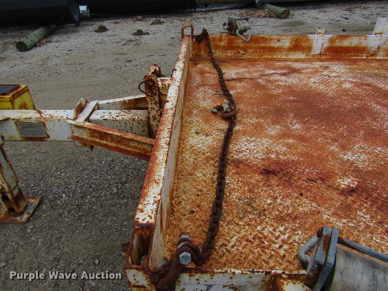 image for item DE5960 1990 Butler LT1016 tilt deck equipment trailer