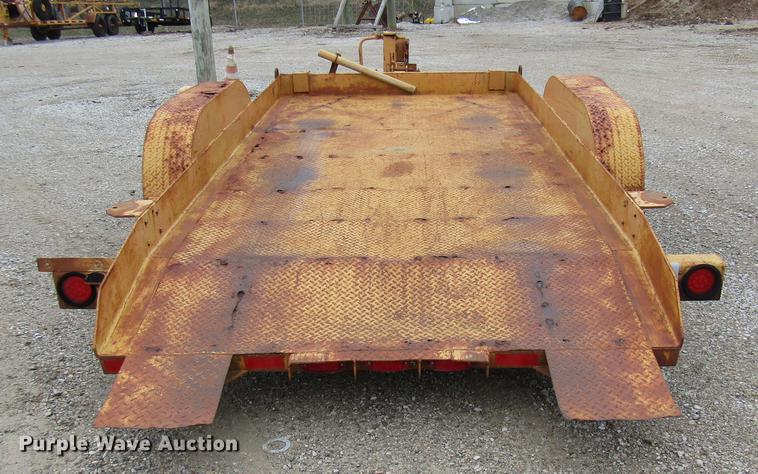 image for item DE5961 1990 Butler tilt deck equipment trailer
