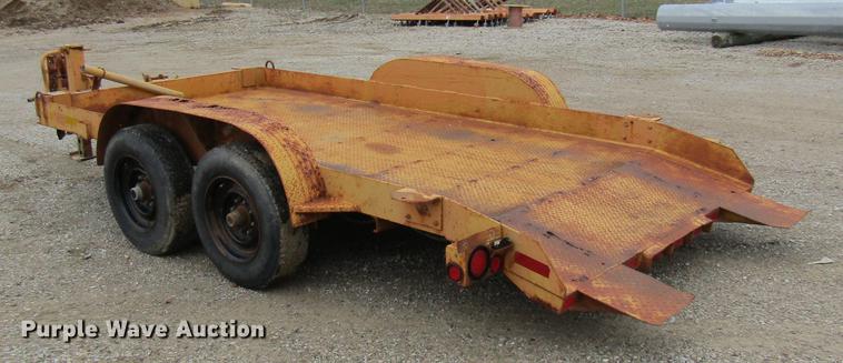 image for item DE5961 1990 Butler tilt deck equipment trailer