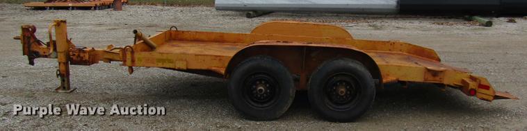 image for item DE5961 1990 Butler tilt deck equipment trailer