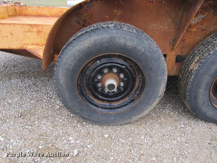 image for item DE5961 1990 Butler tilt deck equipment trailer