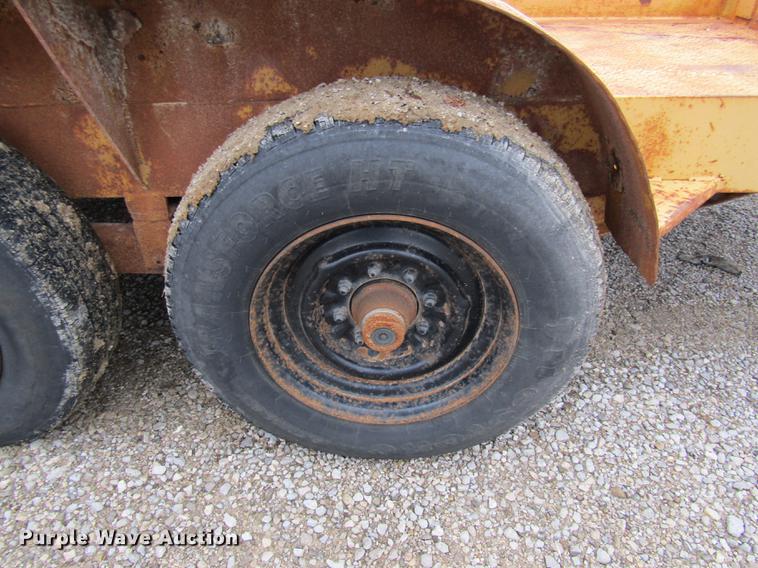 image for item DE5961 1990 Butler tilt deck equipment trailer