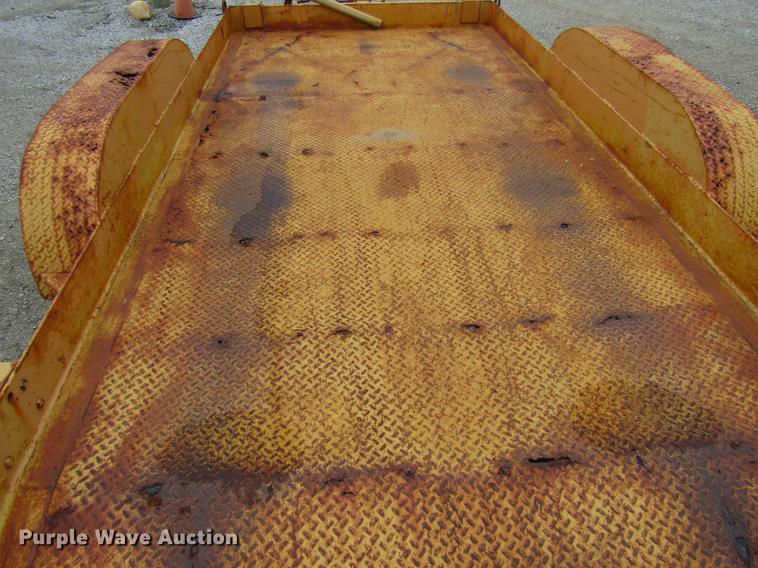 image for item DE5961 1990 Butler tilt deck equipment trailer