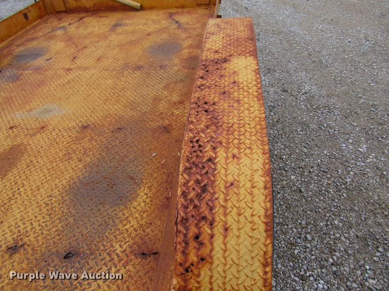 image for item DE5961 1990 Butler tilt deck equipment trailer