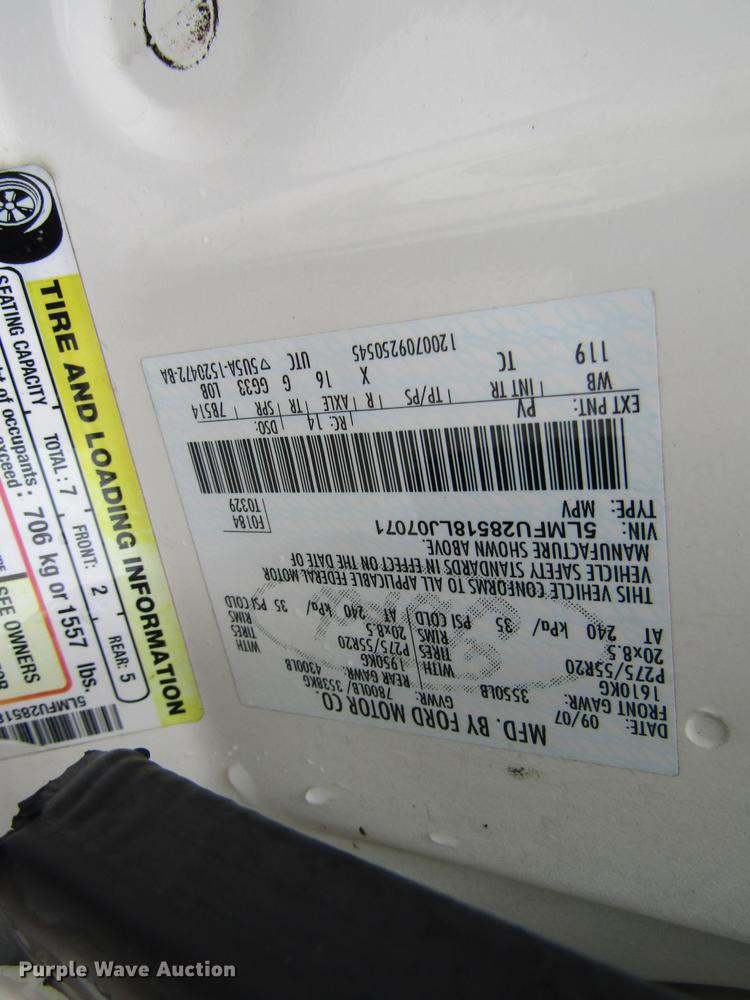 image for item DE5962 2008 Lincoln Navigator SUV