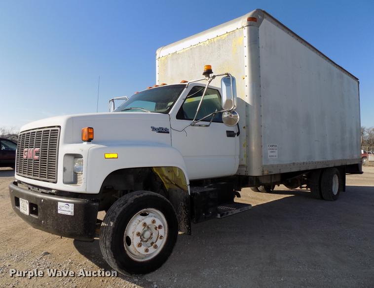 image for item DE7554 1993 GMC TopKick C5500 Lo Pro box truck