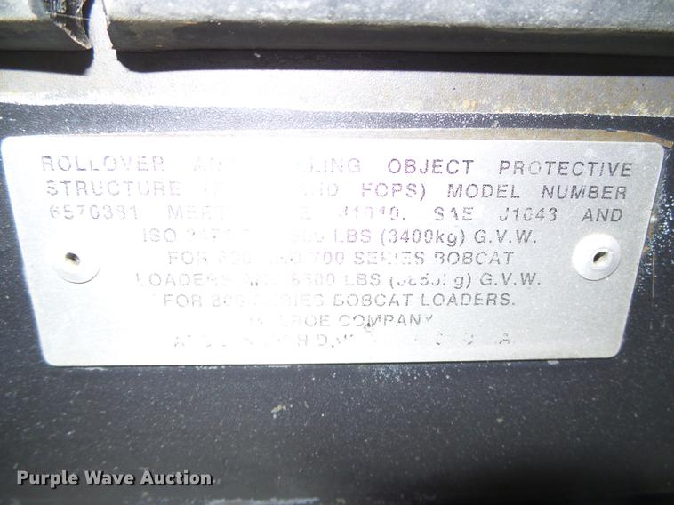 image for item DF2858 1992 Bobcat 7753 skid steer