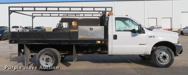 image for item DG3754 2003 Ford F450 Super Duty XL flatbed truck