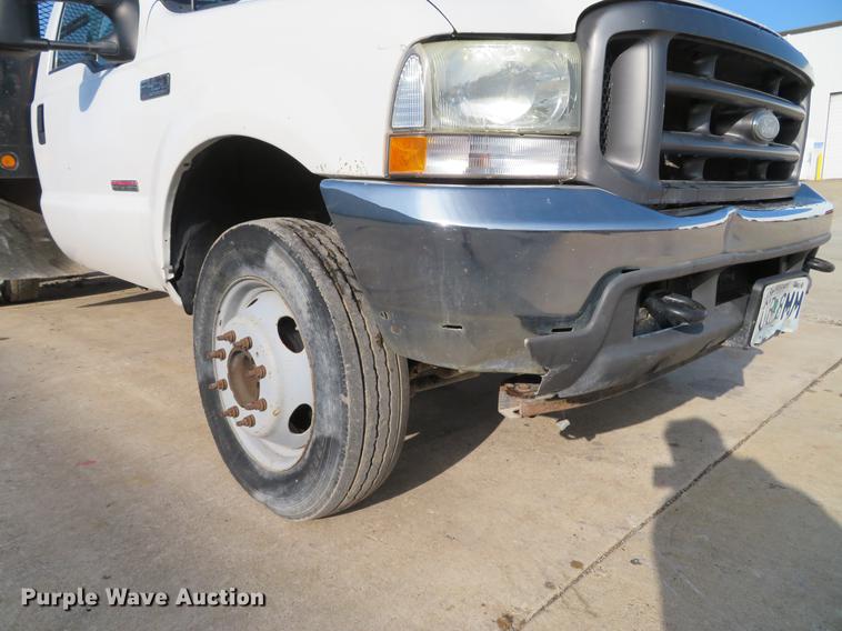 image for item DG3754 2003 Ford F450 Super Duty XL flatbed truck
