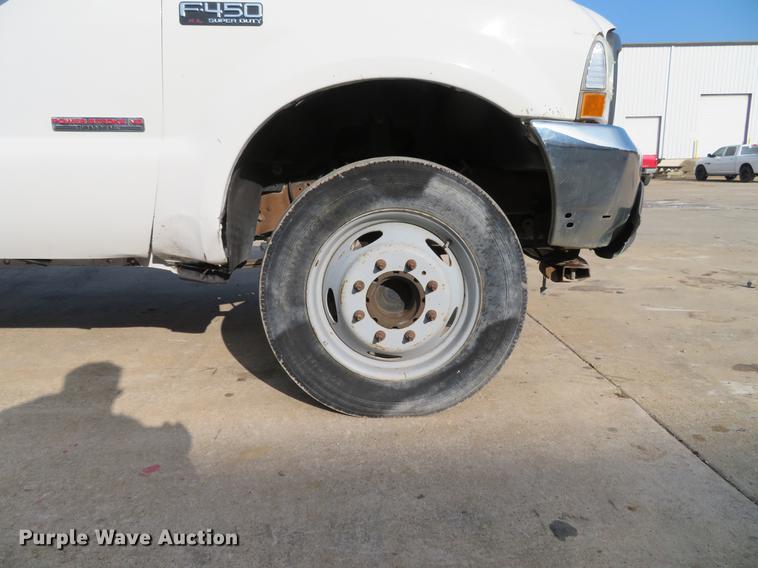 image for item DG3754 2003 Ford F450 Super Duty XL flatbed truck