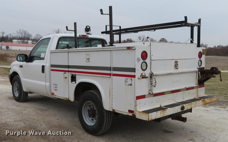 image for item DG3760 2000 Ford F250 Super Duty XL utility bed pickup truck