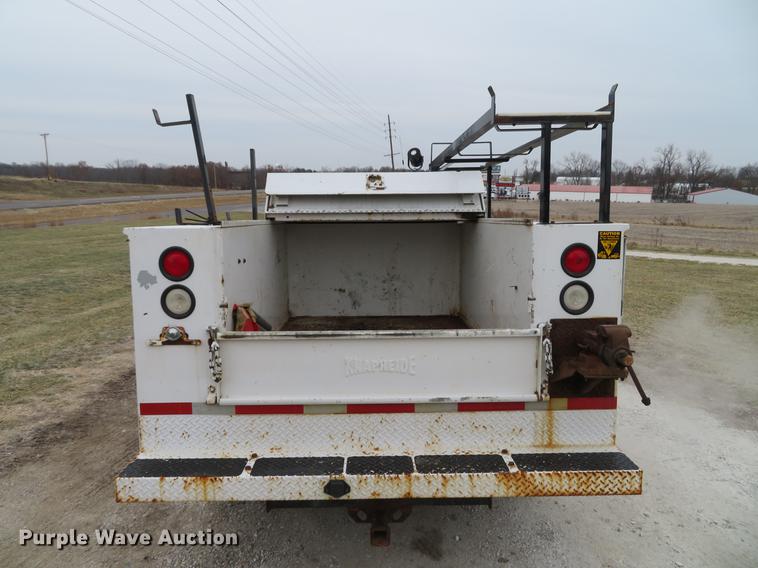 image for item DG3760 2000 Ford F250 Super Duty XL utility bed pickup truck