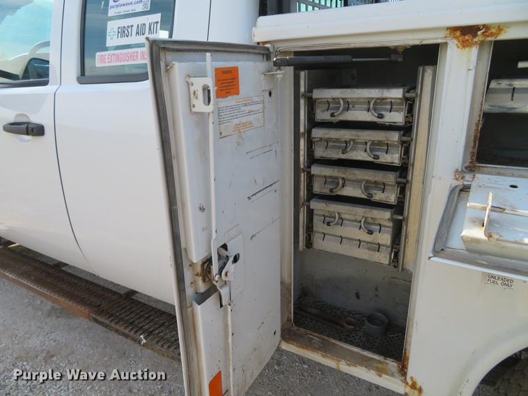 image for item DG3765 2008 Chevrolet Silverado 2500HD Ext. Cab utility bed pickup truck