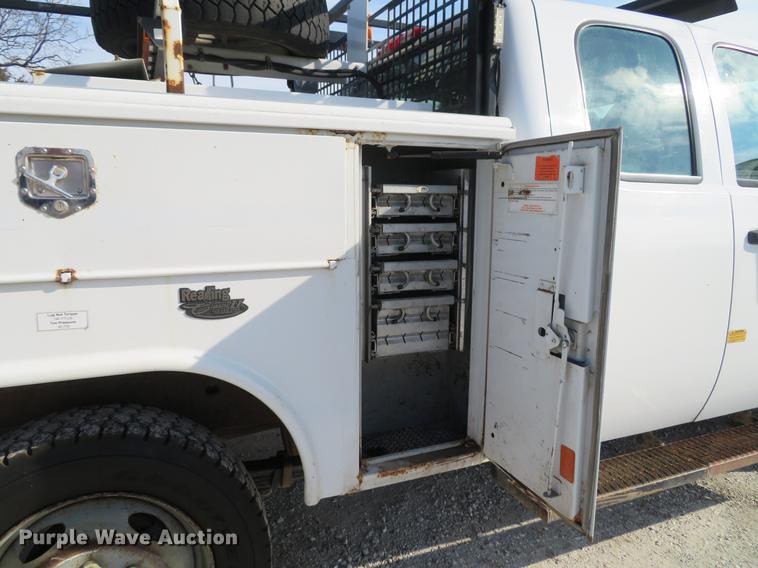 image for item DG3765 2008 Chevrolet Silverado 2500HD Ext. Cab utility bed pickup truck
