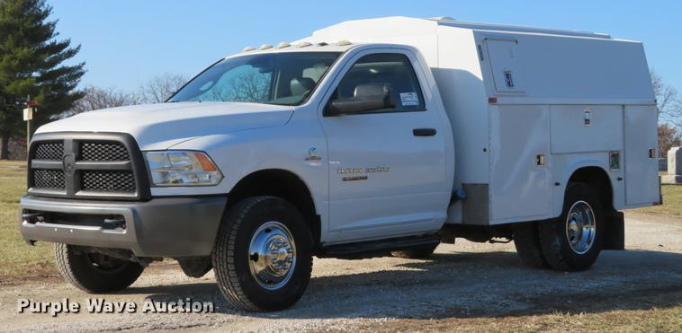image for item DG3769 2013 Dodge Ram 3500HD utility bed pickup truck