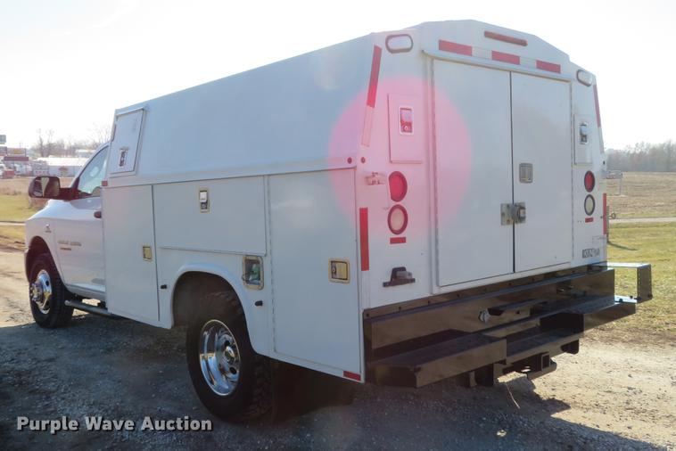 image for item DG3769 2013 Dodge Ram 3500HD utility bed pickup truck