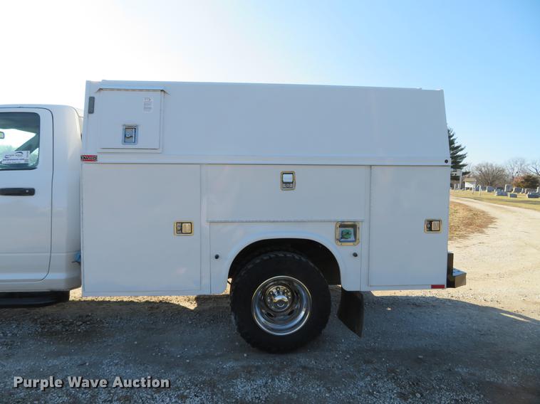 image for item DG3769 2013 Dodge Ram 3500HD utility bed pickup truck