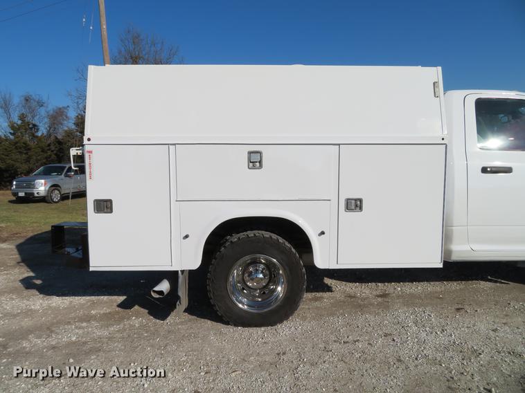 image for item DG3769 2013 Dodge Ram 3500HD utility bed pickup truck