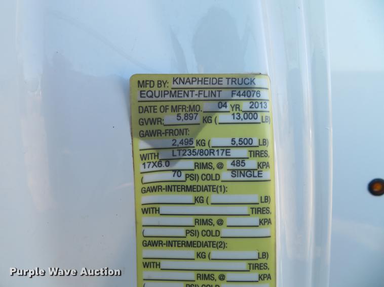 image for item DG3769 2013 Dodge Ram 3500HD utility bed pickup truck