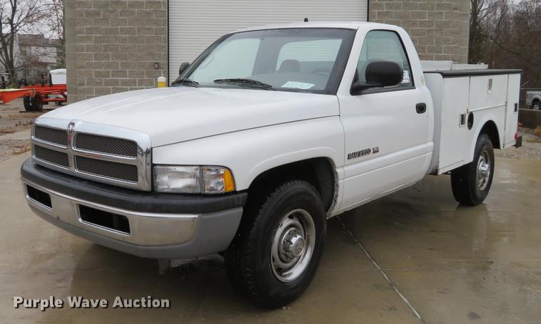 image for item DG3787 2001 Dodge Ram 2500 utility bed pickup truck