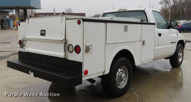 image for item DG3787 2001 Dodge Ram 2500 utility bed pickup truck