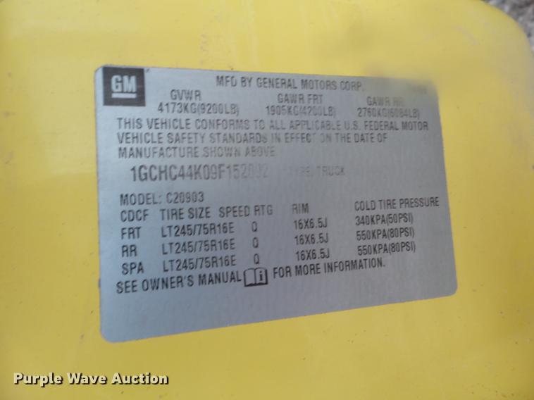 image for item DX9739 2009 Chevrolet Silverado 2500 pickup truck