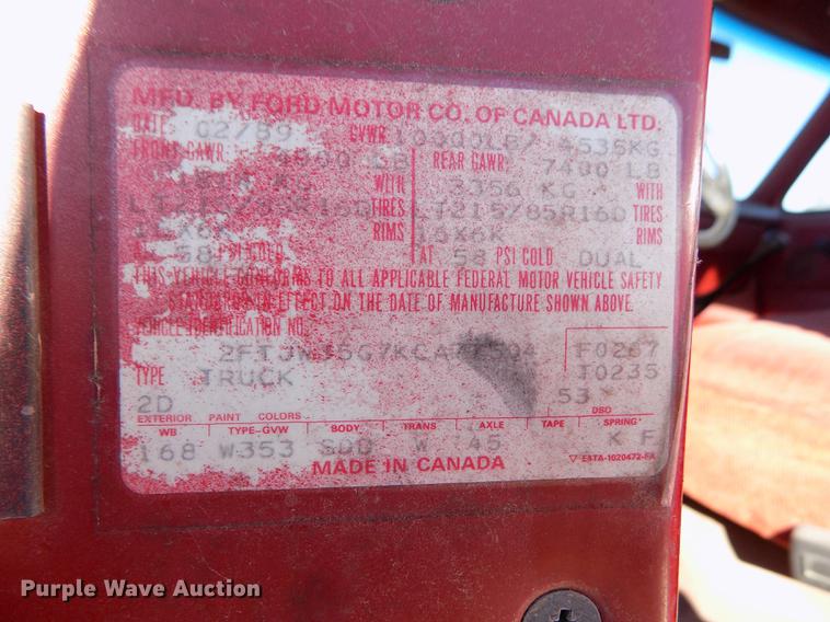 image for item DY9159 1989 Ford F350 Custom Crew Cab pickup truck