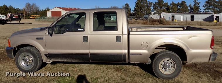 image for item DY9161 1999 Ford F250 Super Duty Crew Cab pickup truck